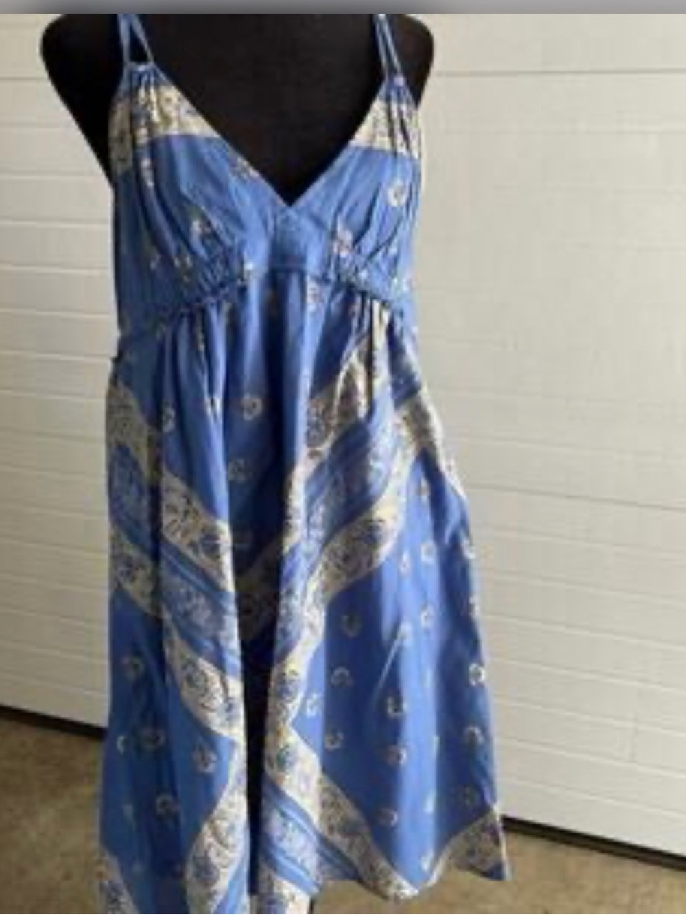 Converse Blue Paisley Sundress